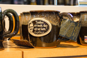 Java Taster stoneware mug with Vince Lombardi quote