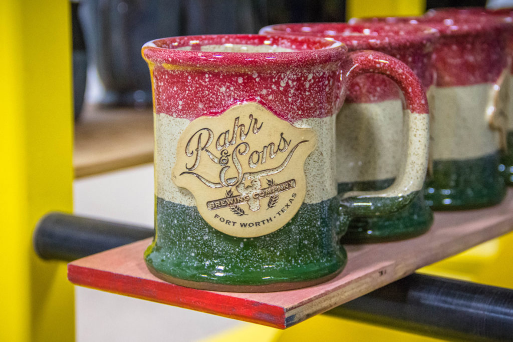 Poinsettia coffee mug from Sunset Hill Stoneware