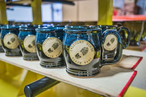 Happy Soul mugs in Galaxy Night for Tallulah Gorge State Park