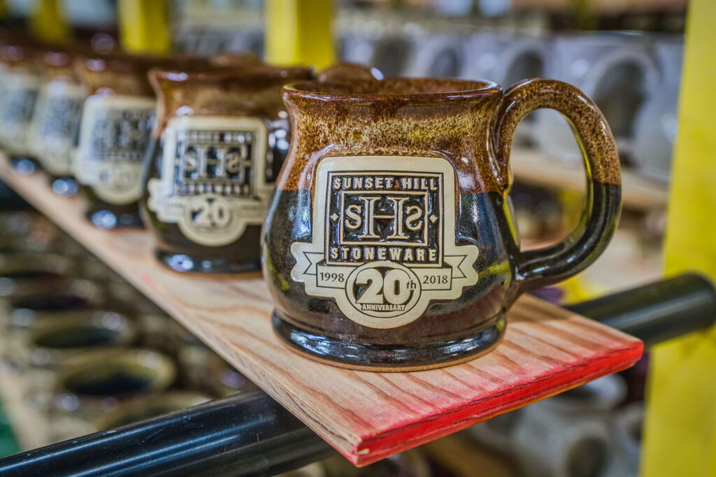 Potbelly anniversary mugs in Irish Stout